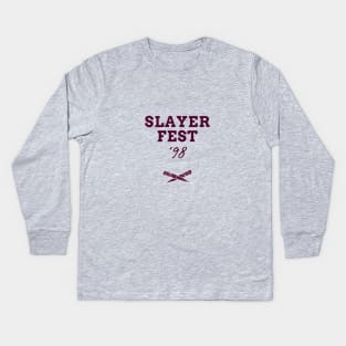 Slayer Fest 1998 BTVS Kids Long Sleeve T-Shirt